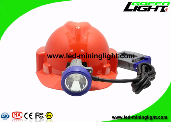 Lampu Cap Penambang Tahan Guncangan 10000 Lux Dengan Kabel 1.4m / 1.6m