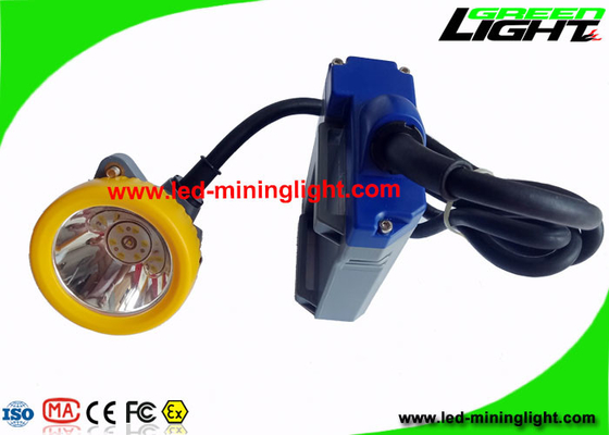 Lampu Topi Keras Pertambangan Terang 15000 Lux 420g 6.6Ah Perlindungan Over-Charge