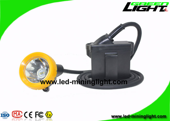 7.8Ah Explosion Proof Miners Helmet Light Underground Dengan Silicon Button Cap