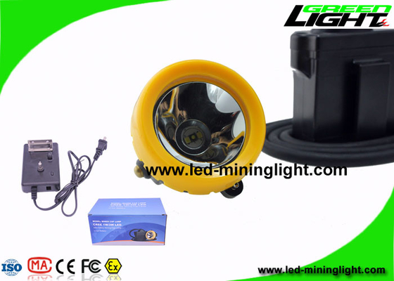 7.8Ah Explosion Proof Miners Helmet Light Underground Dengan Silicon Button Cap