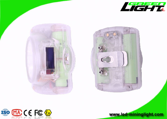 13000lux Led Mining Cap Lamp Cordless 3 Lights Underground Dengan Sertifikasi CE