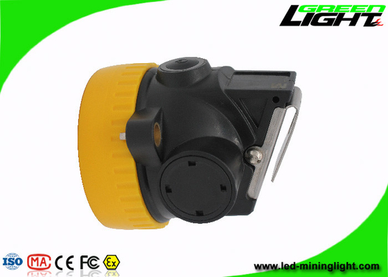 ABS Material LED Mining Cap Lamp Efisiensi Tinggi 4000 Lux Brightness