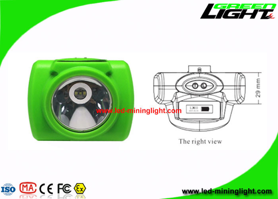 Lampu Tutup Penambangan LED Isi Ulang Dengan Layar OLED Cradle / Pengisi Daya USB