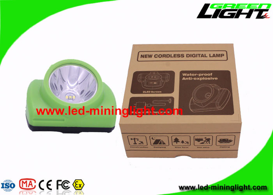 6.8 Ah Lampu LED Topi Keras Berkinerja Tinggi Untuk Terowongan Tambang Bawah Tanah