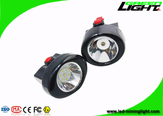 Water - Proof IP67 Hard Hat Light Isi Ulang 4000 Lux Untuk Hiking Dan Penambangan