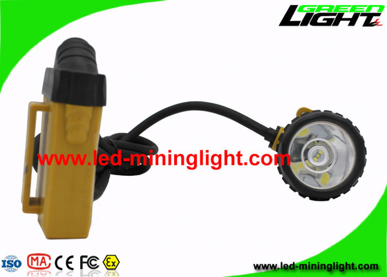 Lampu Depan Penambang Isi Ulang 348 Lum Anti Peledak Dengan Peringatan Daya Rendah