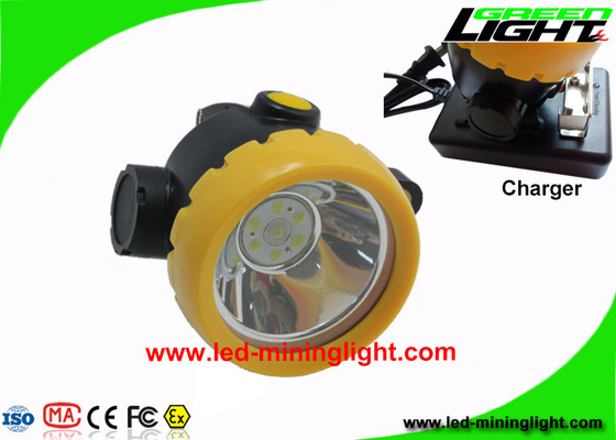 Lampu Pertambangan Batubara Tanpa Kabel Hitam 4000 Lux All In One Dengan Baterai Lithium Ion
