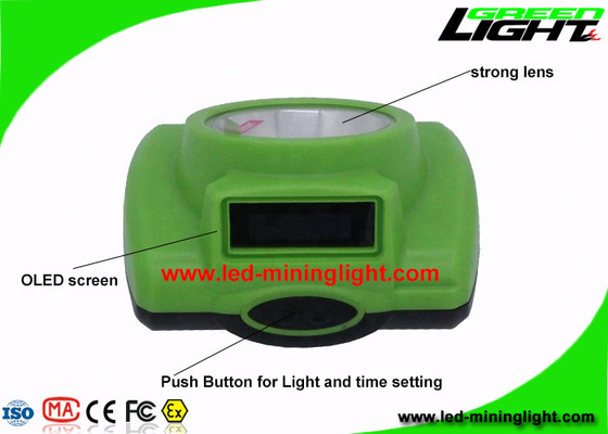 Lampu Topi Keras Pertambangan Khusus 13000 Lux Dengan Klip Stainless Steel Yang Dapat Disesuaikan