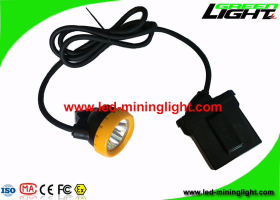 6.6Ah Black Mining Cap Lights, 420g Miners Helmet Light Dengan 16 Jam Waktu Kerja