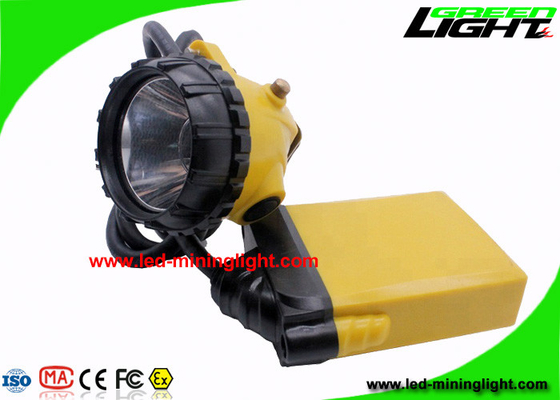 Lampu Penambang LED Tahan Air Kecerahan 25000lux Dengan Kapasitas Baterai Besar 10,4 Ah