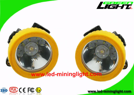 4000 Lux LED Mining Cap Lamp, Engineer Plastic Material Coal Mining Lights