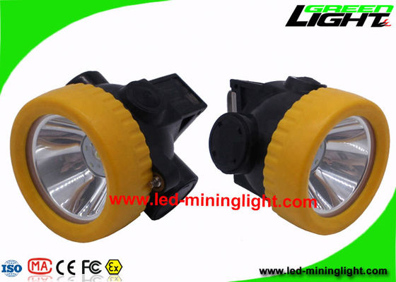 4000 Lux LED Mining Cap Lamp, Engineer Plastic Material Coal Mining Lights