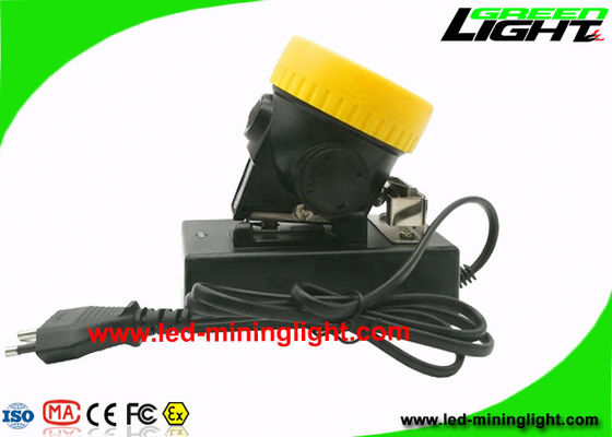 4000 Lux LED Mining Cap Lamp, Engineer Plastic Material Coal Mining Lights