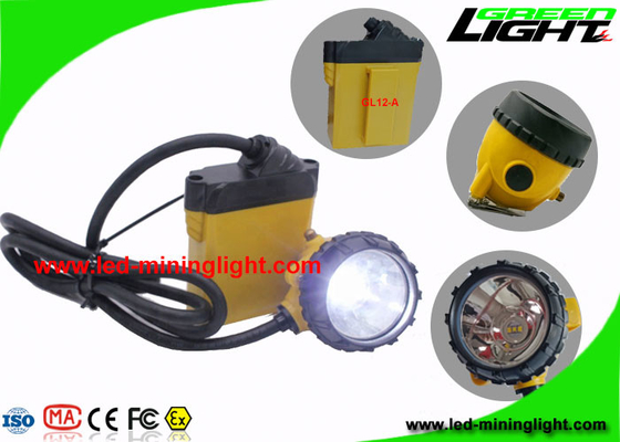 25000 Lux LED Mining Headlamp, 10.4Ah Safety Miners Cap Lamp Explosion Proof