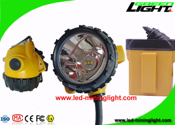 Waterproof Miners Cap Lamp High Power 490g Untuk Industri / Darurat