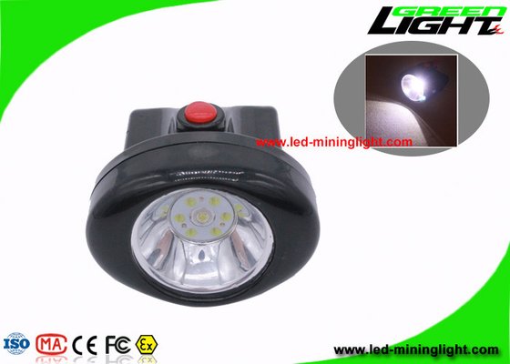 2.8 Ah Cordless LED Mining Headlamp Dengan Warna Hitam Ringan