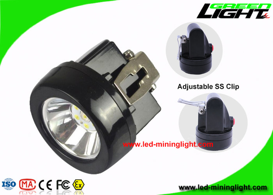 2.8 Ah Cordless LED Mining Headlamp Dengan Warna Hitam Ringan