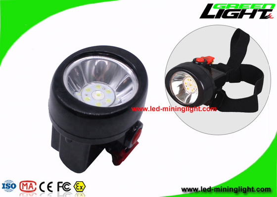 2.8 Ah Cordless LED Mining Headlamp Dengan Warna Hitam Ringan