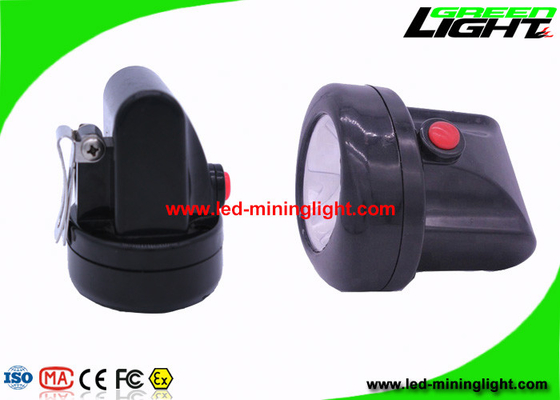 3.7V Li - Ion Battery Mining Cap Lights Isi Ulang 13 - 15 Jam Waktu Pencahayaan