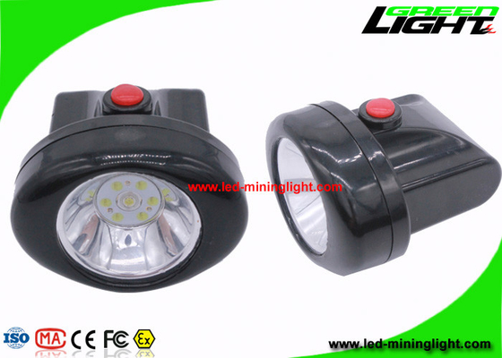 10000 Lux Wireless Mining Hard Hat LED Lights Dengan Plug - In Charging