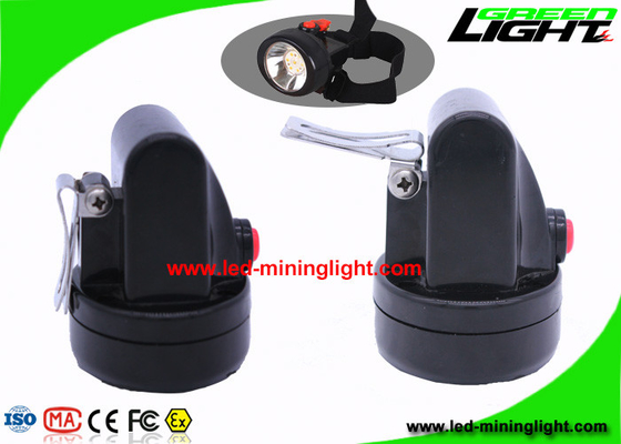 10000 Lux Wireless Mining Hard Hat LED Lights Dengan Plug - In Charging