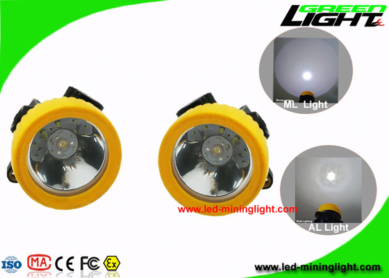 Penambangan LED Anti Ledakan Cahaya Kuning / Hitam Warna Dengan 1000 Siklus Baterai