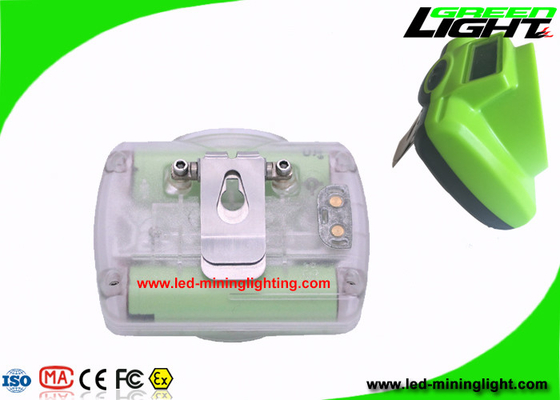 13000 Lux Mining Cap Lights USB Isi Ulang Dengan Tampilan Tanggal Waktu Layar OLED