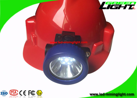 High Security Rechargeable LED Hard Hat Light Nirkabel Dengan Baterai Lithium Ion
