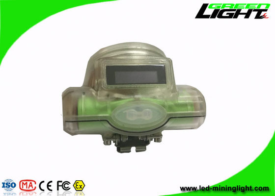 IP68 Waterproof LED Mining Light 6.4Ah Kapasitas Baterai Dengan Warna Transparan