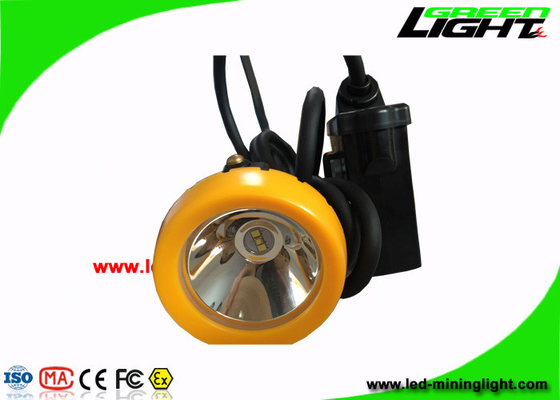 Lampu Depan LED Tahan Air Isi Ulang 10000 Lux Dengan Warna Oranye / Hitam