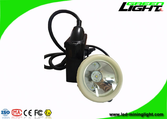 Lampu Cap Penambang LED Isi Ulang Daya Otomatis - Mati Dengan Warna Hitam Dan Putih