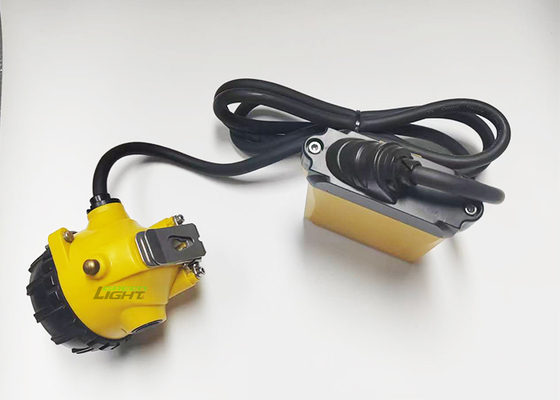 Lampu Topi Penambang LED Isi Ulang 348lum 10400mah Sinar Tinggi Lampu Penambang Batubara 25000lux