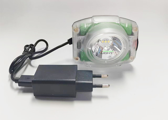 Portable Led Cordless Miner Lamps Lampu depan pertambangan 528Lum 7Ah IP68 Lampu Tambang Batubara