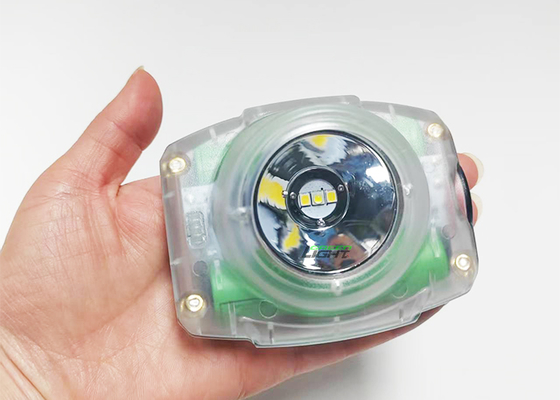 Lampu Kepala Penambang Mini yang Kuat 3.5Ah 13000lux Lampu Helm Penambang Bawah Tanah Lampu Topi Penambang 149g