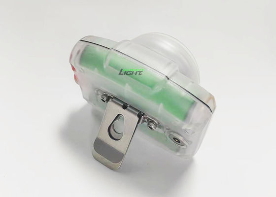 Lampu Helm LED Tahan Air Ukuran Ringkas 199g Lampu Kepala Penambang 23000lux 4.4W Lampu Penambang Bertenaga