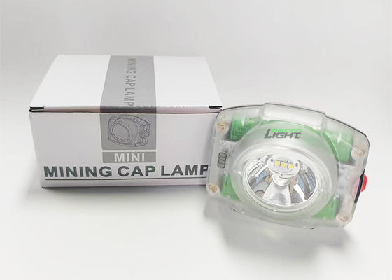 Lampu Helm LED Tahan Air Ukuran Ringkas 199g Lampu Kepala Penambang 23000lux 4.4W Lampu Penambang Bertenaga