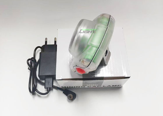 Lampu Helm LED Tahan Air Ukuran Ringkas 199g Lampu Kepala Penambang 23000lux 4.4W Lampu Penambang Bertenaga