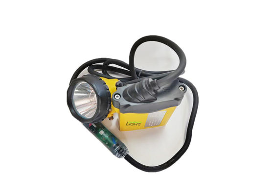 10.4Ah baterai lithium-ion isi ulang penambang lampu helm IP68 tahan air 3W penambangan cap lampu dengan lampu SOS
