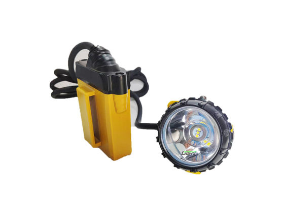 25000lx 10400mah Ip68 Led Penambangan Helm Lampu Anti-ledakan 348lum Penambang lampu depan