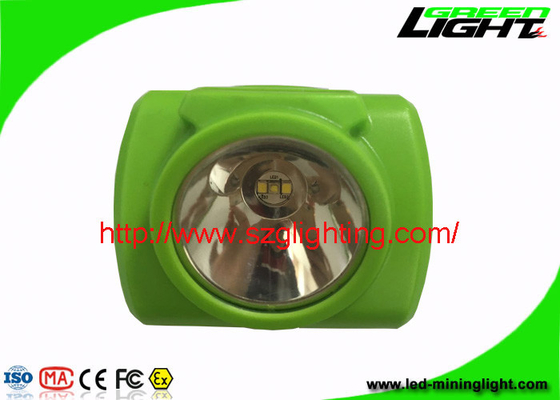 3.7V 6.4Ah 480mA Lampu Penambangan LED Pengoperasian Tombol Tekan Mudah Dengan Warna Hijau