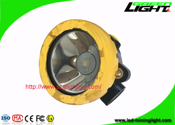 4000lux IP68 tahan air Orange / Black LED Mining Light 1000 Siklus Seumur Hidup Untuk Pemadaman Kebakaran / Galangan Kapal