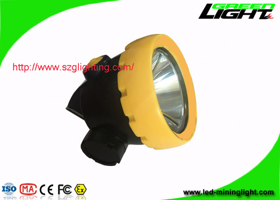 4000lux IP68 tahan air Orange / Black LED Mining Light 1000 Siklus Seumur Hidup Untuk Pemadaman Kebakaran / Galangan Kapal