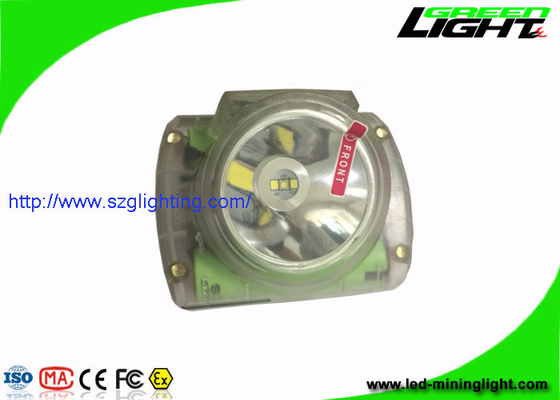 13000lux kecerahan tinggiTransparent Color LED Mining Light, 3.7V Mining Cap Lights Umur Panjang