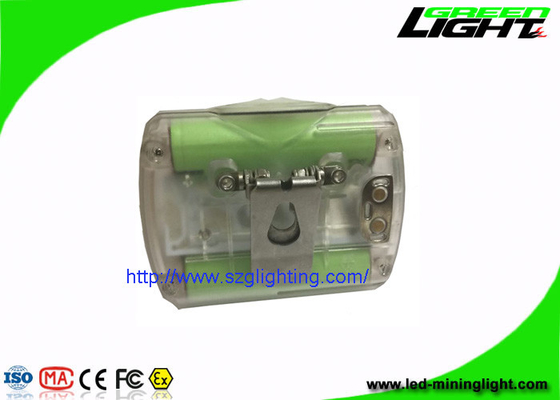 13000lux kecerahan tinggiTransparent Color LED Mining Light, 3.7V Mining Cap Lights Umur Panjang