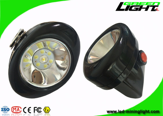 10000lux High Lightness LED Mining Cap Lamp 6-8 Jam Waktu Kerja Dengan Cangkang PC Berwarna-warni