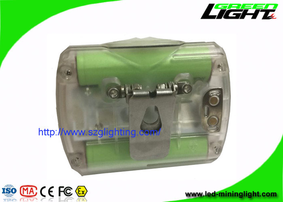 Anti Water Cordless Cap Lamp 13000 Lux Brightness 6.4Ah Battery Dengan Warna Hijau
