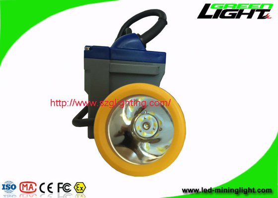 Ringan LED Miners Light IP68 tahan air 15000lux High Brigtness Miners Helmet Light