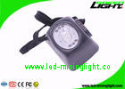 220g LED Mining Headlamp 8000lux Brightness Untuk Pemadam Kebakaran / Overhauling