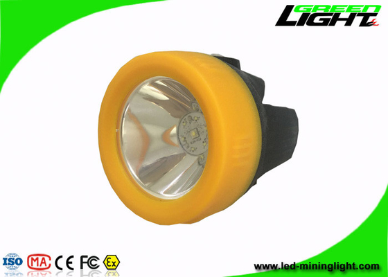 Kuning / Hitam Lampu Penambangan LED Kapasitas Baterai 3.8Ah Dengan Perlindungan Sirkuit Pendek
