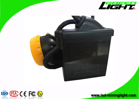 Paket baterai li-ion 7.8Ah Lampu Penambangan LED Kabel, Lampu Tutup Penambangan Dengan Shell PC Hitam / Oranye